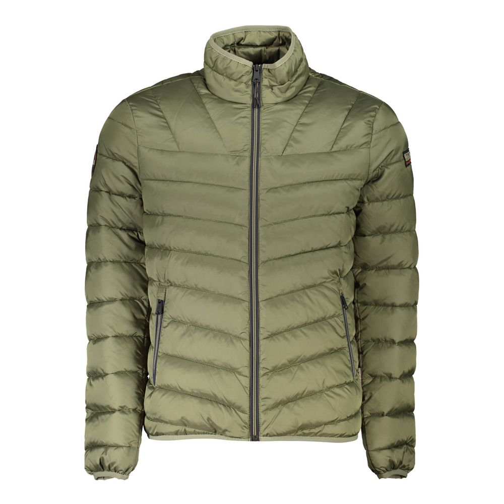 Napapijri „Herrenjacke aus grünem Polyamid“