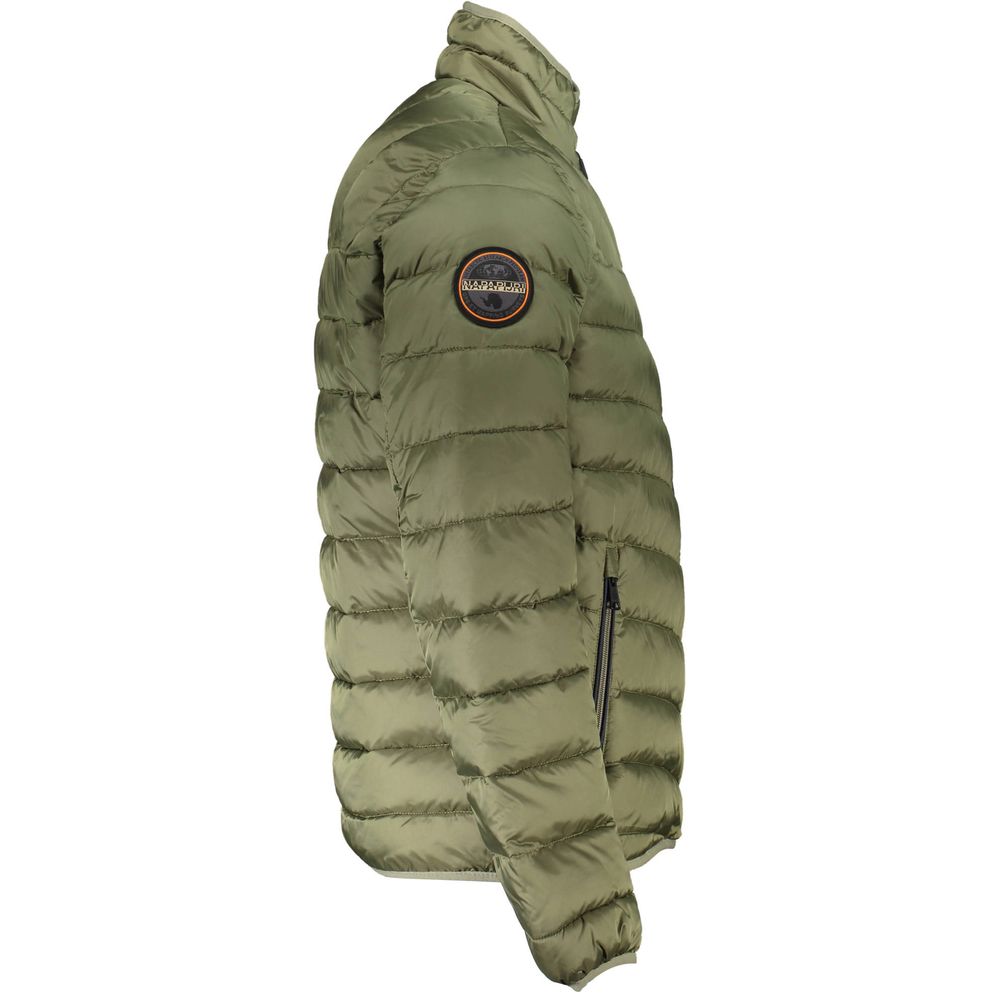 Napapijri „Herrenjacke aus grünem Polyamid“