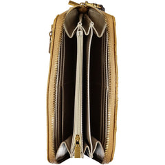 Guess Jeans Yellow Polyethylene Wallet