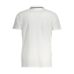 Fila Wit Katoenen Heren Poloshirt