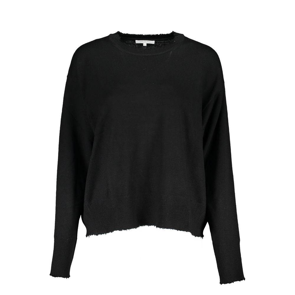 Patrizia Pepe Damen-Pullover Tessuto in Schwarz