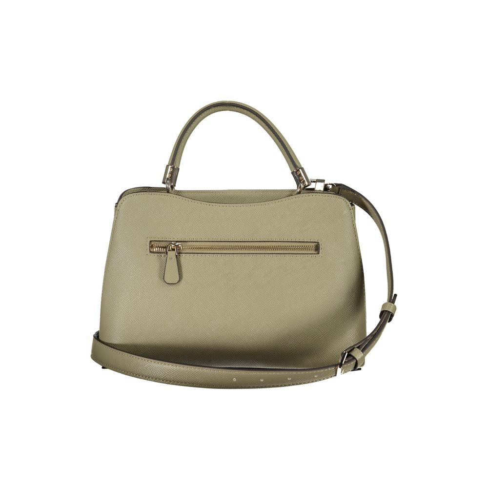 Guess Jeans Verde Polyurethan Damentasche