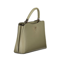 Guess Jeans Verde Polyurethan Damentasche