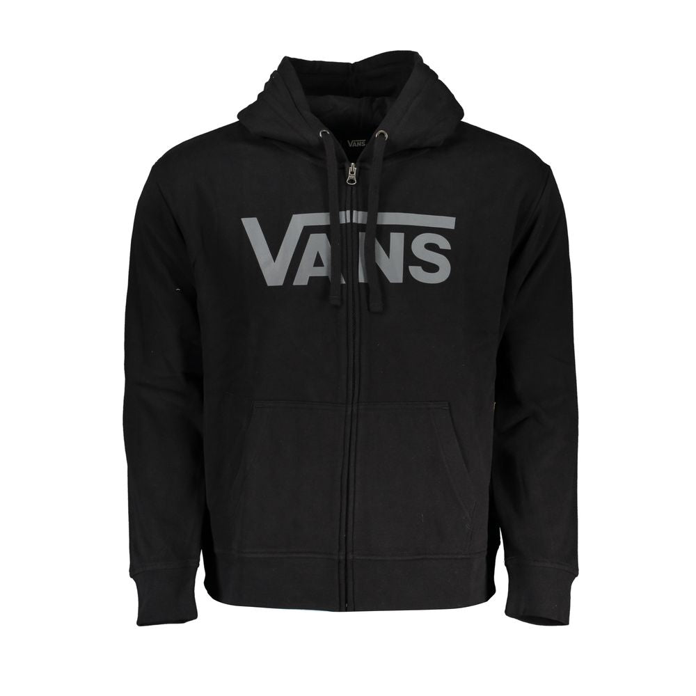 Vans Schwarzes Kapuzen-Sweatshirt aus Baumwolle für Herren