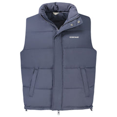 Guess Jeans Blauw Polyester Mouwloos Vest voor Heren