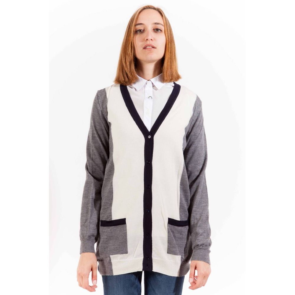 Gant Grigio Damen-Strickjacke aus Wolle