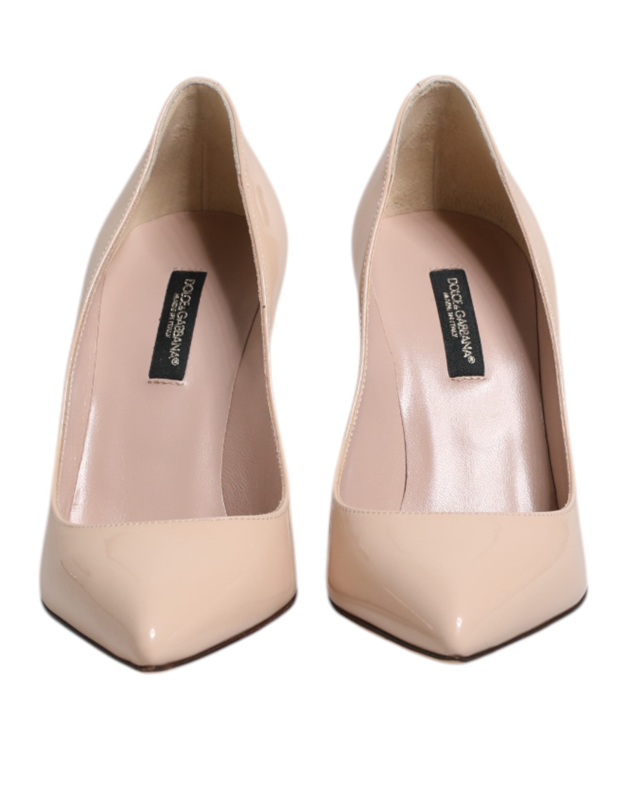 Dolce & Gabbana Beige Lackleder Pumps mit Stilettoabsatz