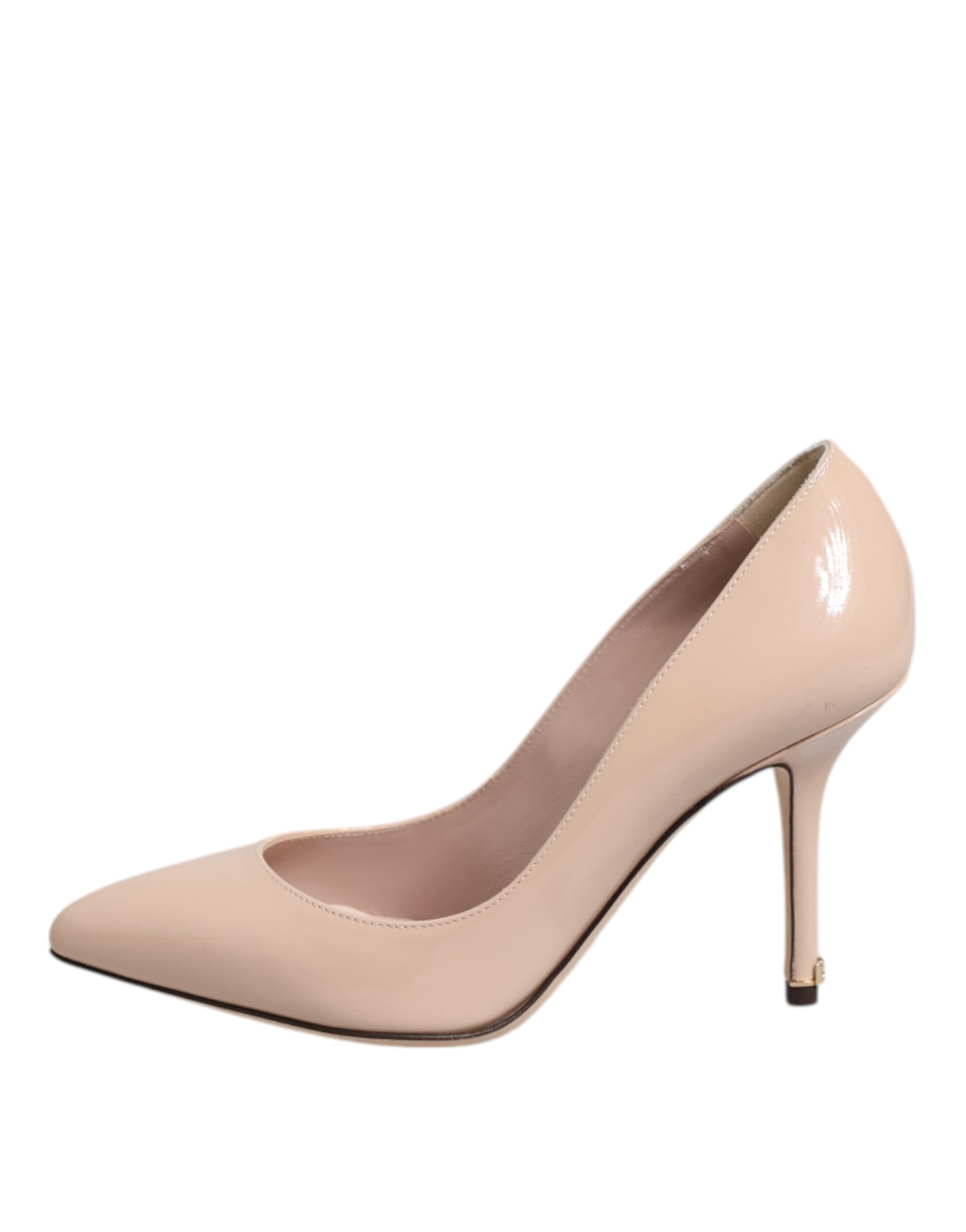 Dolce & Gabbana Beige Lackleder Pumps mit Stilettoabsatz