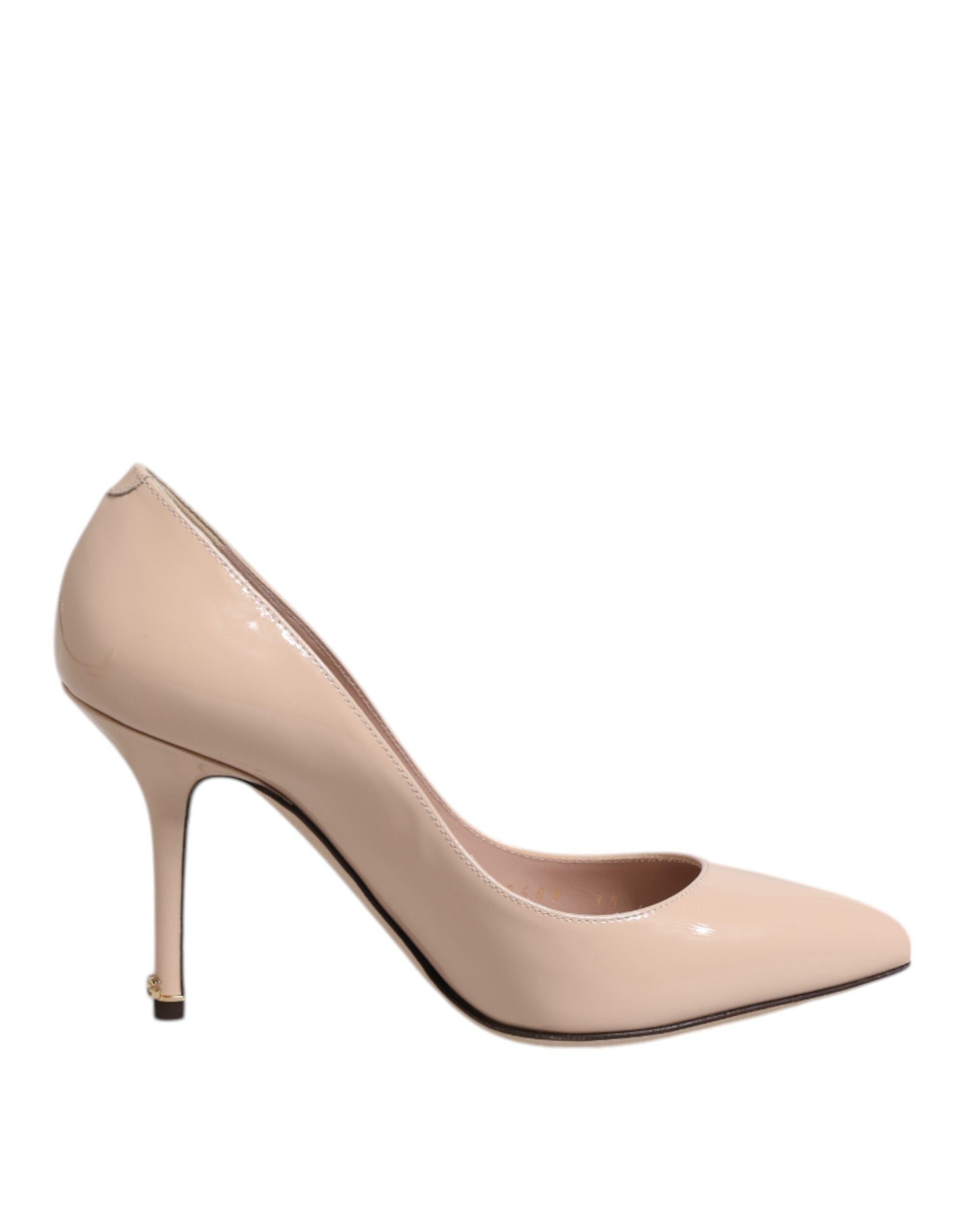Dolce & Gabbana Beige Lackleder Pumps mit Stilettoabsatz