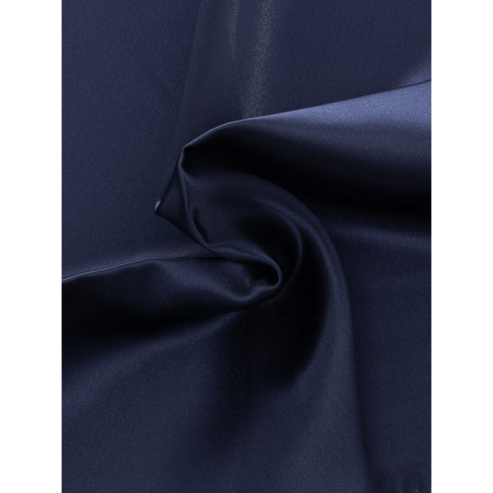 Dolce & Gabbana Blaues Seideneinstecktuch