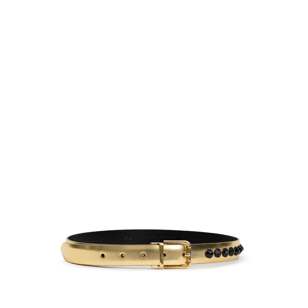 Dolce & Gabbana Gürtel aus Goldleder