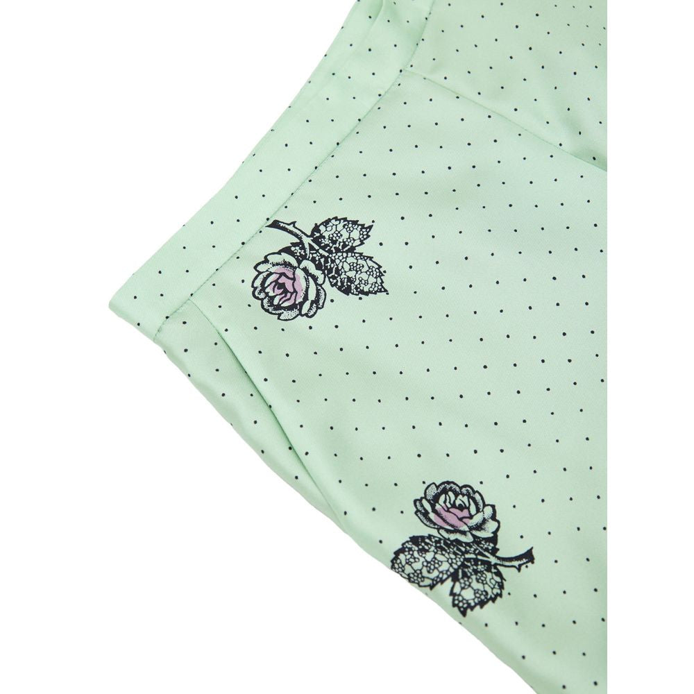Grüne Gucci Seidenhose (leger)