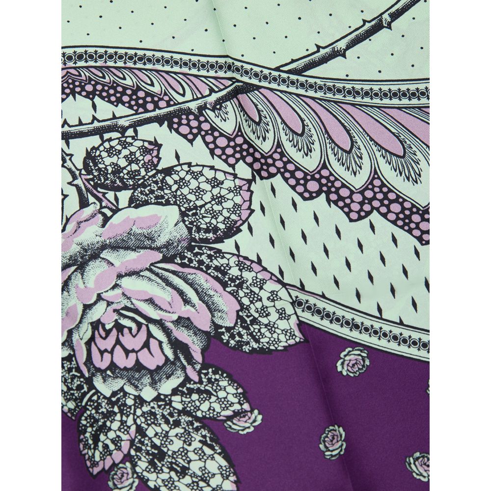 Grüne Gucci Seidenhose (leger)
