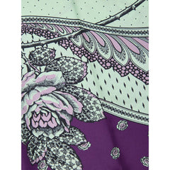 Grüne Gucci Seidenhose (leger)