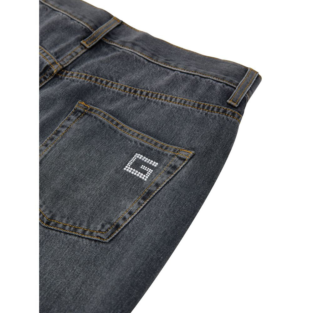 Gucci Grijze Katoenen Jeans met Relaxte Pasvorm