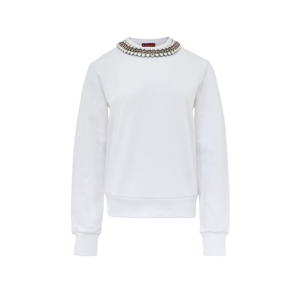 Gucci Sweatshirt aus weißer Baumwolle