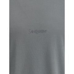 Saint Laurent Green Cotton T-Shirt