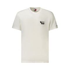 Tommy Hilfiger White Cotton Men T-Shirt