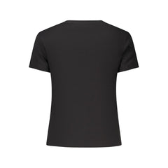 Tommy Hilfiger Black Cotton Women T-Shirt