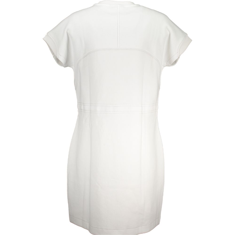 Napapijri Weißes Baumwollkleid für Damen