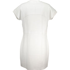 Napapijri Weißes Baumwollkleid für Damen