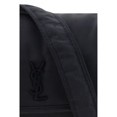 Saint Laurent Black Nylon Shoulder Bag