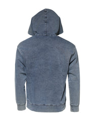 Dolce & Gabbana Blauwe Katoenmix Trui met Capuchon