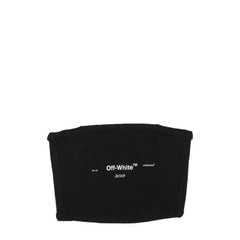 Off-White Black Cotton Facemask