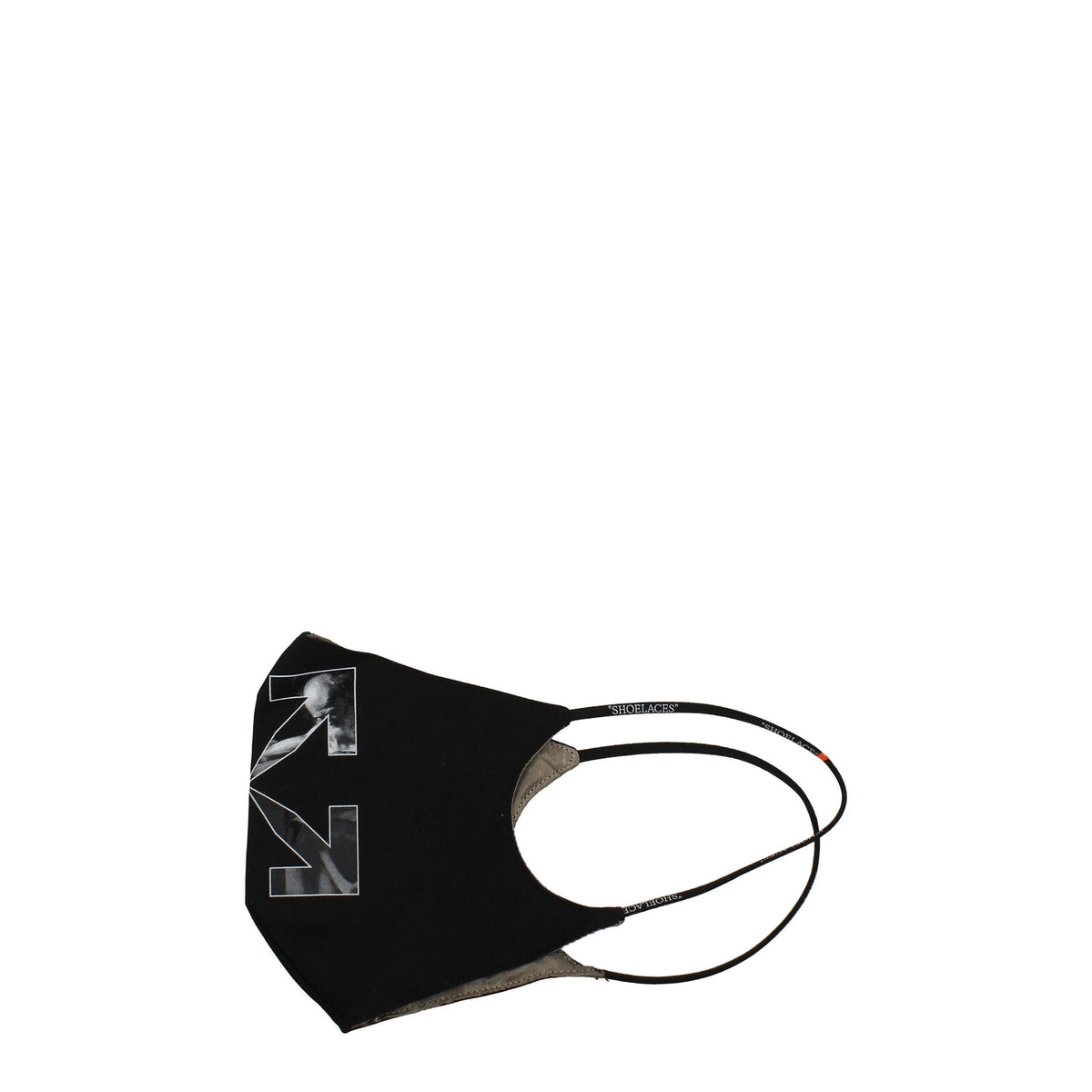 Off-White Zwart Katoenen Mondkapje
