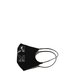 Off-White Zwart Katoenen Mondkapje