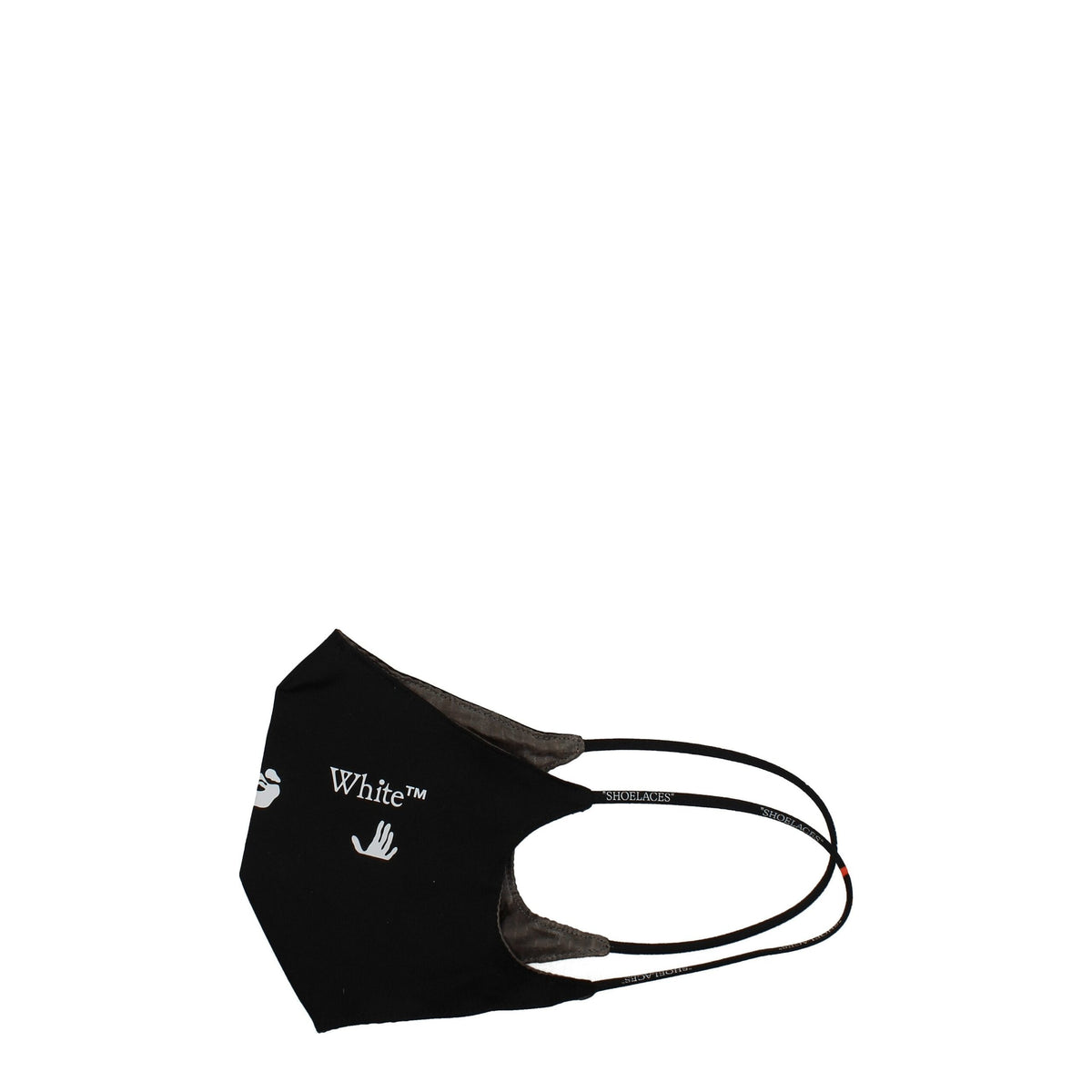 Off-White Zwart Katoenen Mondkapje