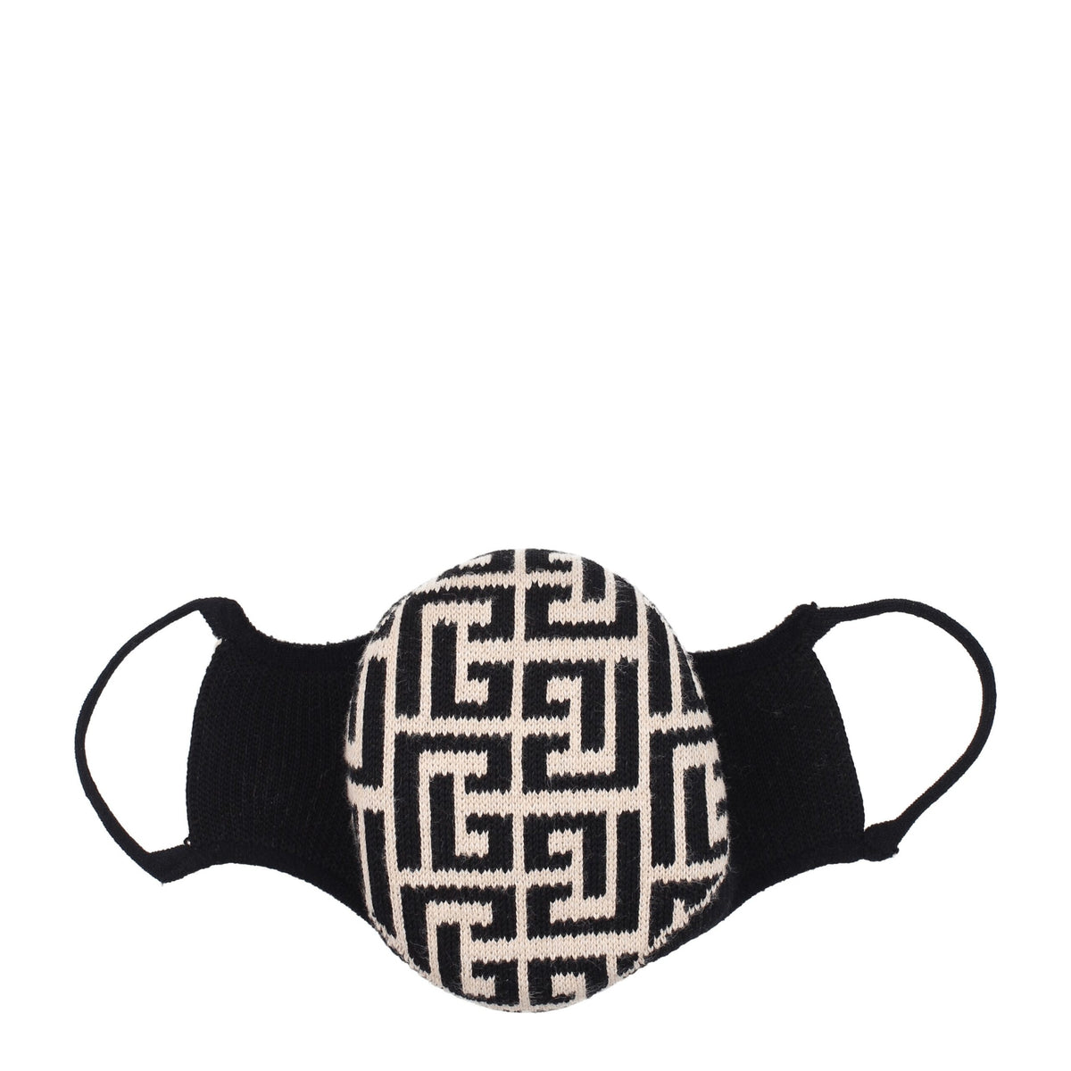 Balmain Beige Cotton Facemask