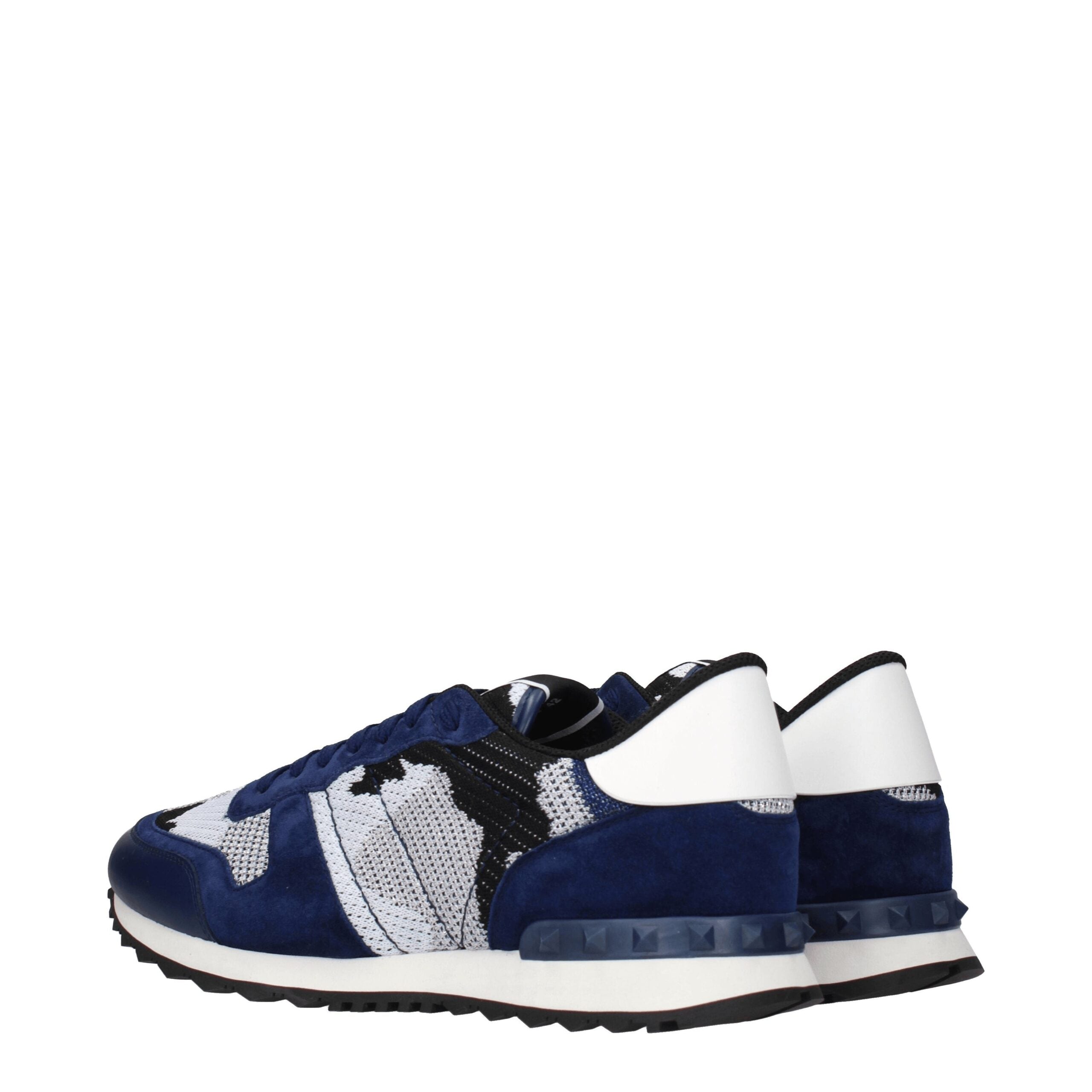 Valentino Garavani Grijze Stoffen Atletische Sneakers