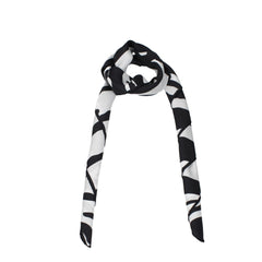 Dolce & Gabbana Zwarte zijden foulard