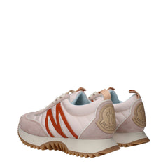 Moncler roze stoffen chunky sneakers