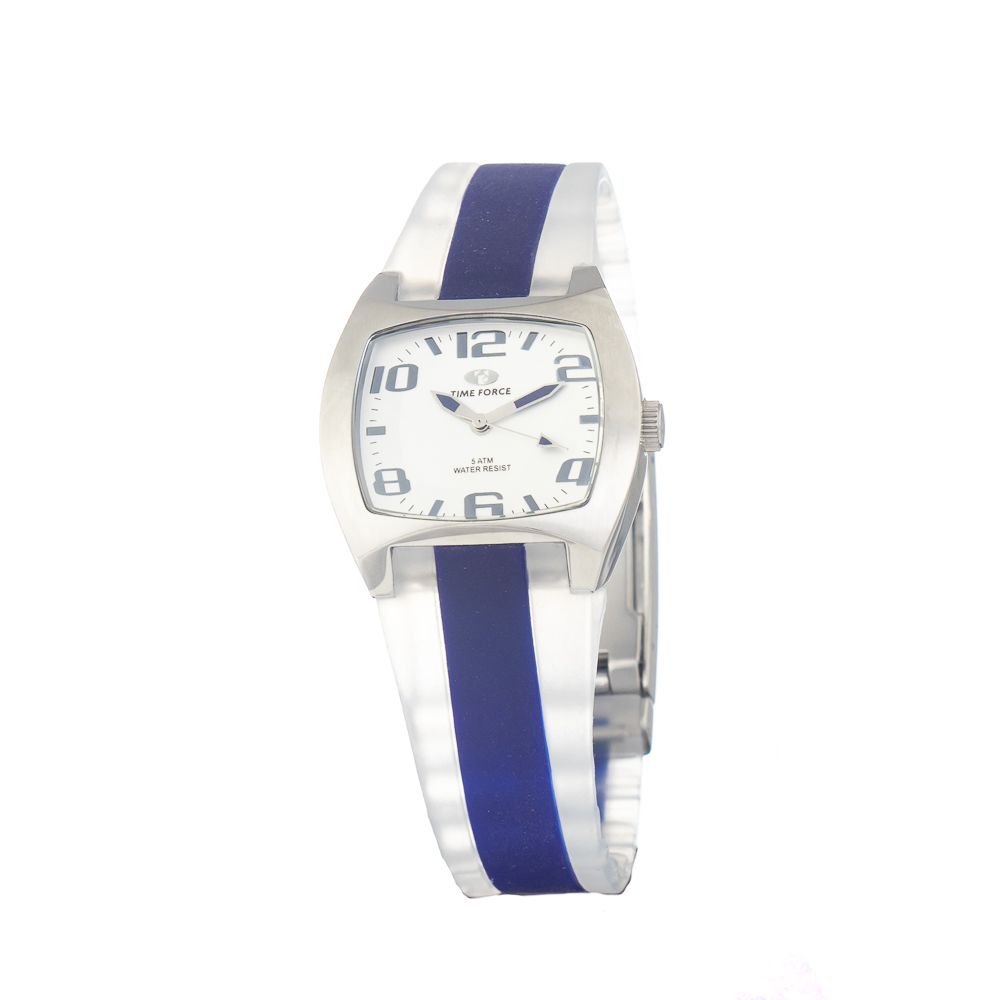 Time Force Blaue Gummi-Sportuhr