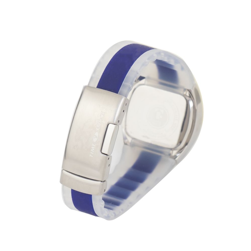 Time Force Blaue Gummi-Sportuhr