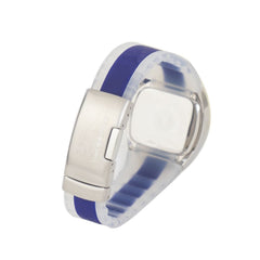 Time Force Blaue Gummi-Sportuhr