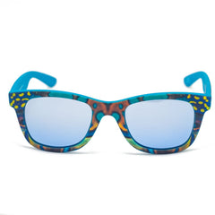 Italia Independent Blaue Azetat-Sonnenbrille