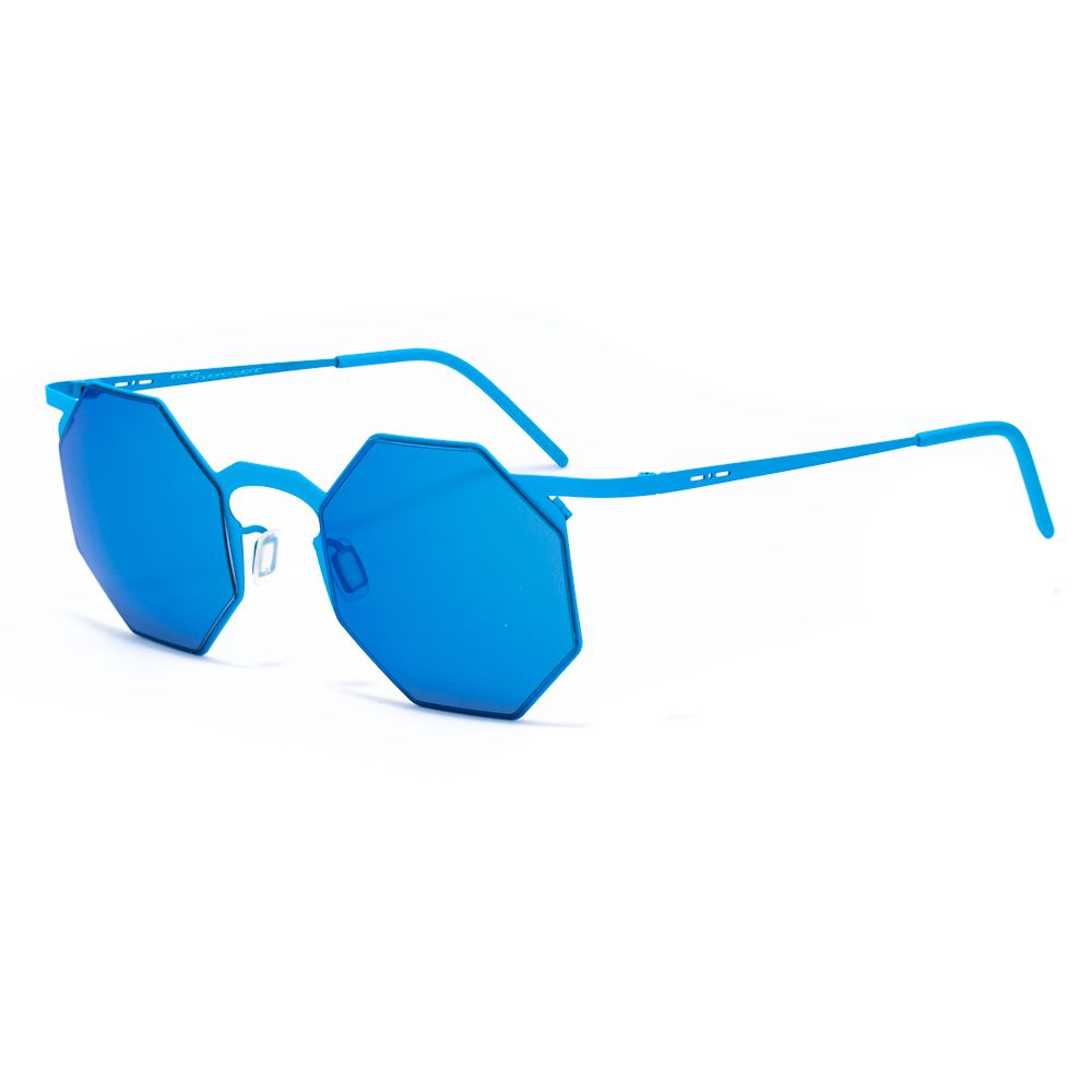 Italia Independent Blaue Sonnenbrille aus Metall