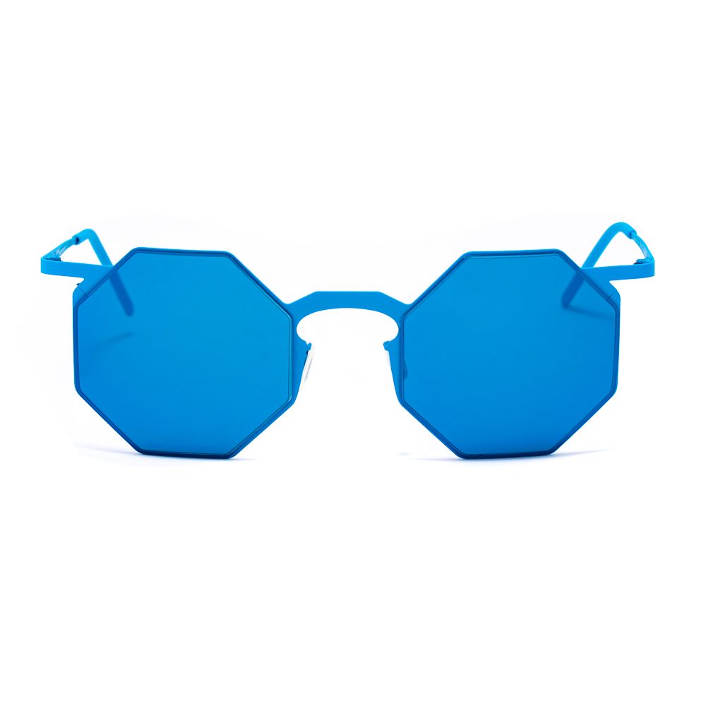 Italia Independent Blaue Sonnenbrille aus Metall