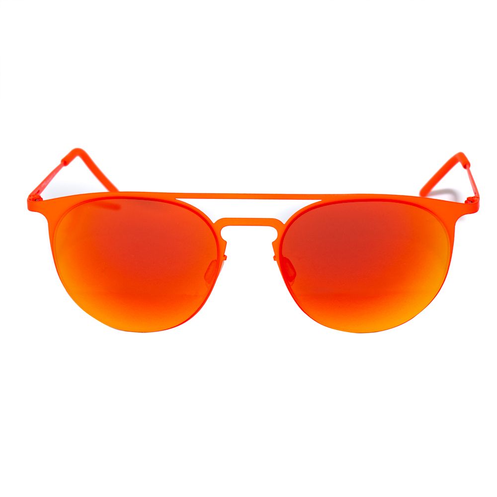 Italia Independent orangefarbene Sonnenbrille aus Metall