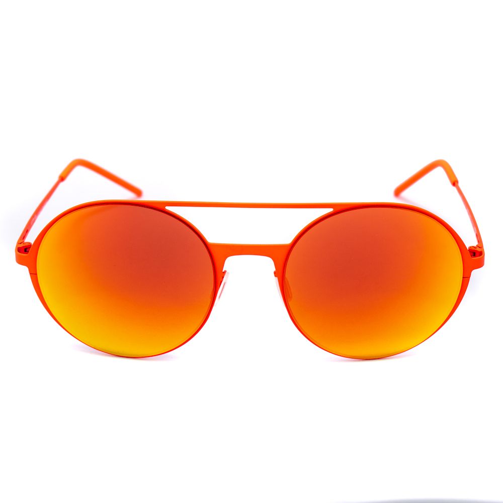 Italia Independent orangefarbene Sonnenbrille aus Metall