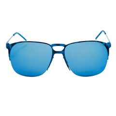 Italia Independent Blaue Sonnenbrille aus Metall