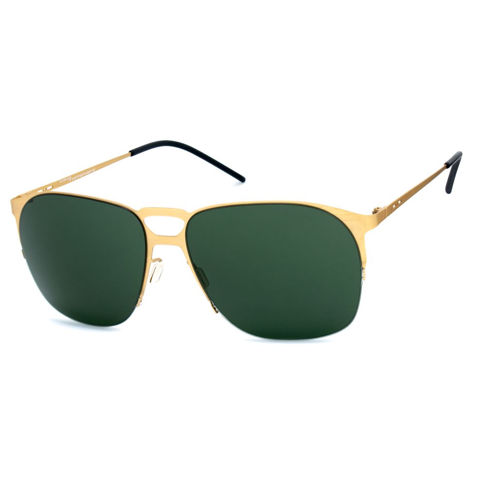Italia Independent Gold Metallsonnenbrille