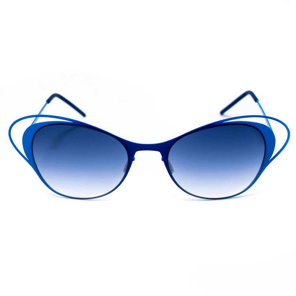 Italia Independent Blaue Sonnenbrille aus Metall