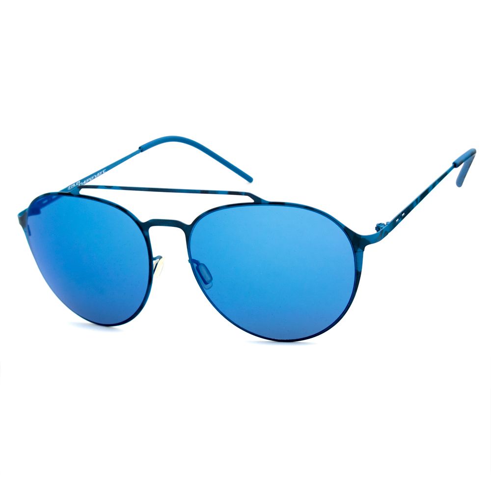 Italia Independent Blaue Sonnenbrille aus Metall