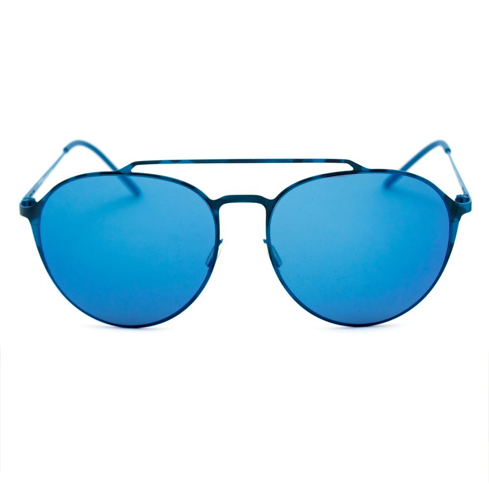 Italia Independent Blaue Sonnenbrille aus Metall