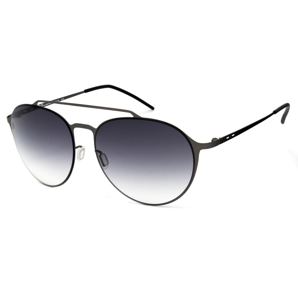 Italia Independent Sonnenbrille aus grauem Metall