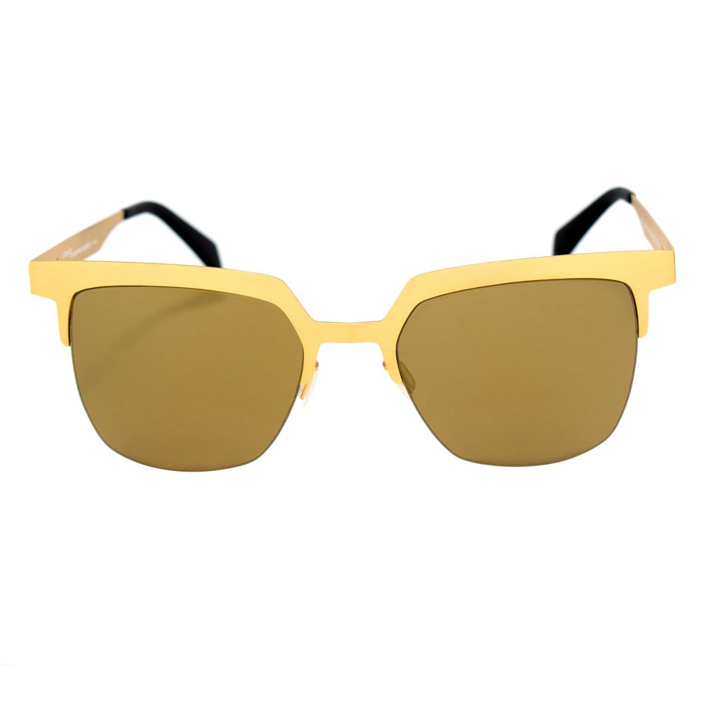 Italia Independent Gold Metallsonnenbrille